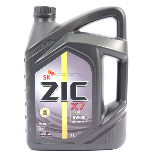 ACEITE ZIC 5W/30 6L X7 FULLY SYNTHETIC DPF