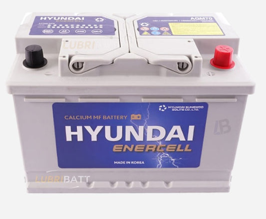 BATERIA HYUNDAI 70AMP. AGM70 (CCA760) START STOP