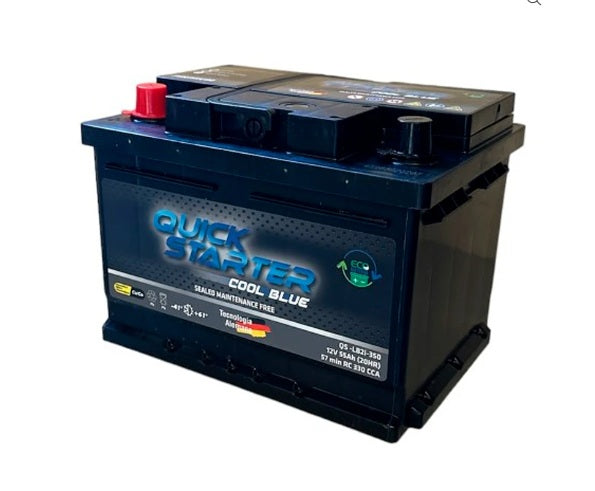 BATERIA QUICKSTARTER 55AMP. LB2I-350(CCA350) + - (IZQUIERDA)