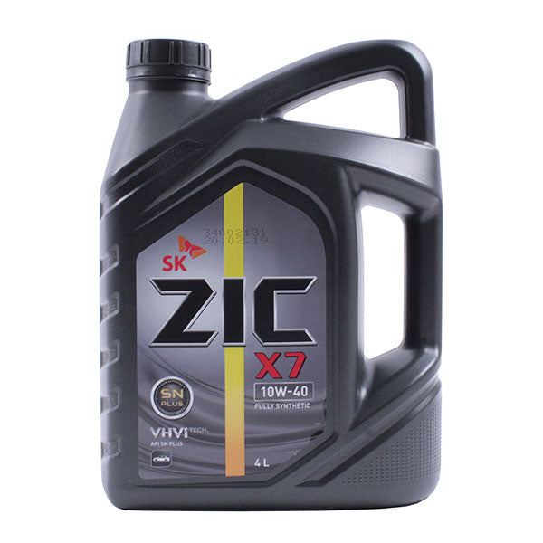 ACEITE ZIC 10W/40 4L X7 FULL SINTETICO VHI