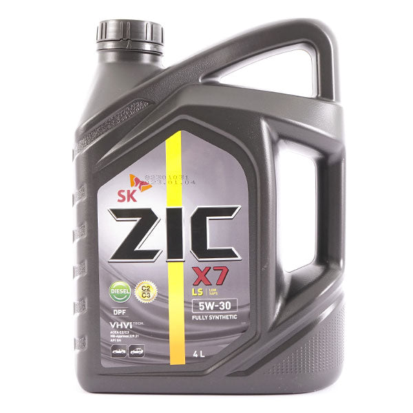 Aceite Zic 5W/30 4L X7 Fully Synthetic Sn Acea C3 (Dpf)