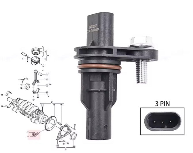 Sensor De Cigueñal Chev. Groove 1.5 21/24
