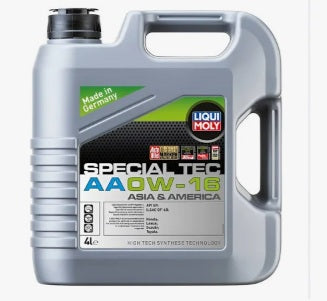 ACEITE LIQUI MOLY 0W/16 AA SPECIAL TEC SP 4L