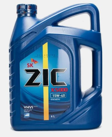 ACEITE ZIC 15W/40 6L X5000 SYNTHETIC CH-4/SJ