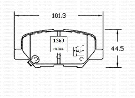 1563 Juego Pastillas De F Reno Delanteras Gtx Gold (1270)