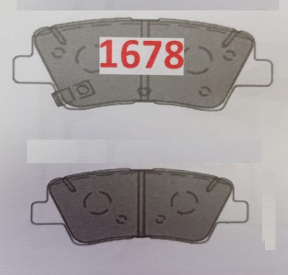 JGO .PASTILLAS DE FRENO TRASERAS HYUNDAI CRETA 21/ IONIQ/VENUE 19/ TUCSON 20/  (1678) GTX GOLD CERAMICA  PF-C-24280-GTX