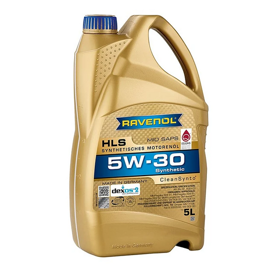 ACEITE RAVENOL 5W/30 HLS SN/CF ACEA C3 5L