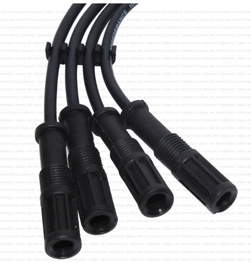 JGO. CABLES DE BUJIA STUTZER FIAT FIORINO PALIO SIENA UNO RAM 700