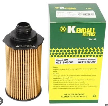 Filtro Aceite Elemento Kendall Ssangyong Korando 1.5 Rexton 2.0 2018-2024 (67318-03009)