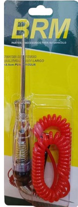 TESTER ELECTRICO MULTIVOLT 6-24V 18.5 CM PUNTA AGUJA (6801C)