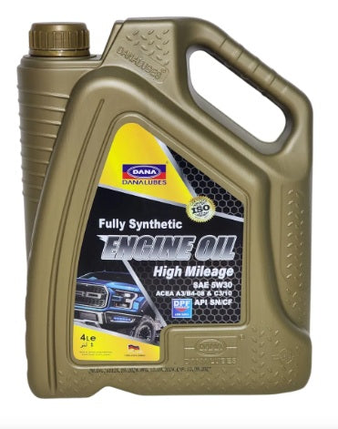 Aceite Dana 5W/30 4L Full Syntetico Benc/Petr Dpf