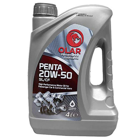 ACEITE OLAR 20W/50 PENTA MINERAL SL/CF 4LITROS