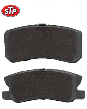1726 JGO.PASTILLA DE FRENO TRASERA MITSUBISHI MONTERO 02/10 OUTLANDER 06/12 JEEP COOMPAS 06/11 Y OTROS STP SEMIMETALICAS 111.5X45X15.3 91.2X45X15.3