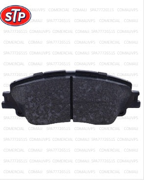 2724 JGO. PASTILLA DE FRENO DELANTERAS COROLLA 21/24 RAV4 19/23 STP CARBON 142.6X56X16.5