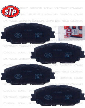 2724 JGO. PASTILLA DE FRENO DELANTERAS COROLLA 21/24 RAV4 19/23 STP CARBON 142.6X56X16.5