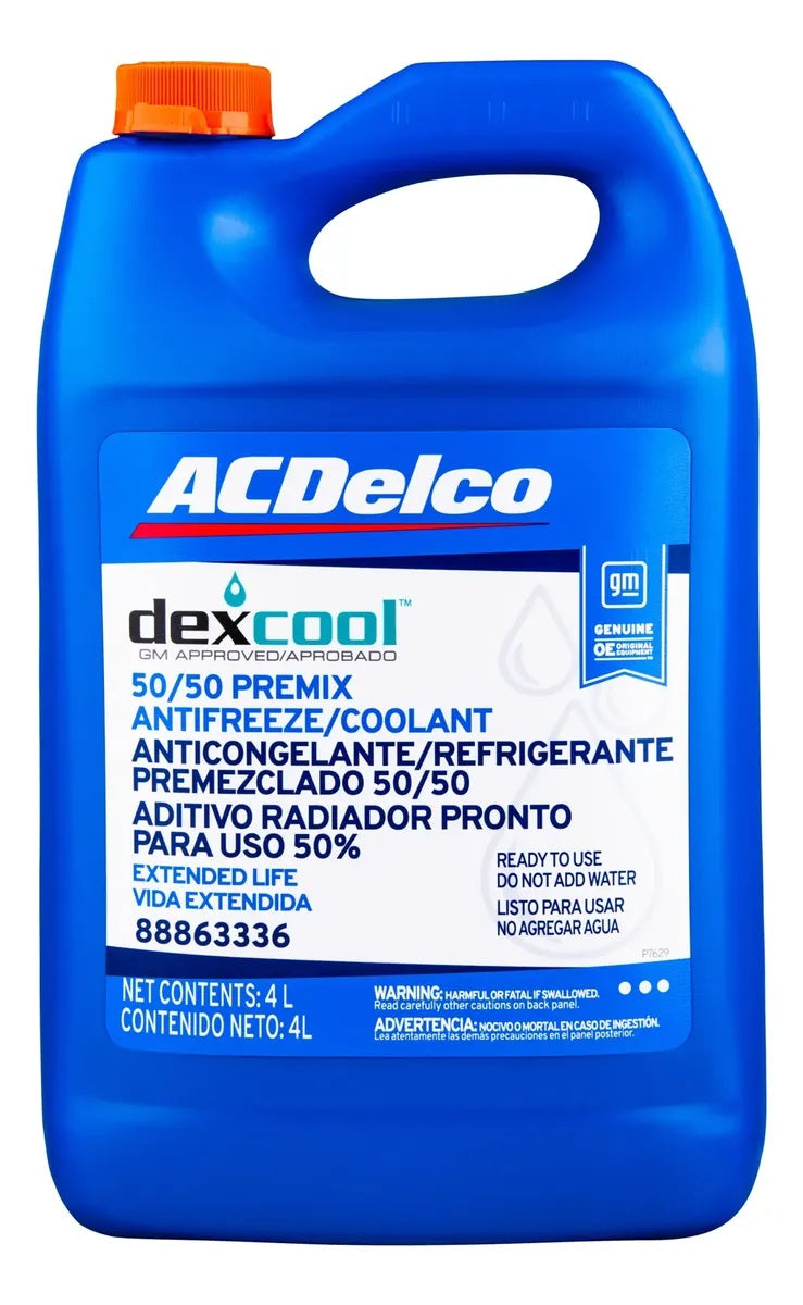 Coolant Acdelco Dex-Cool Naranjo 4L 50/50