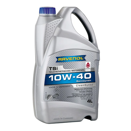 Aceite Ravenol 10W/40 Llo Semisynt 4L Be