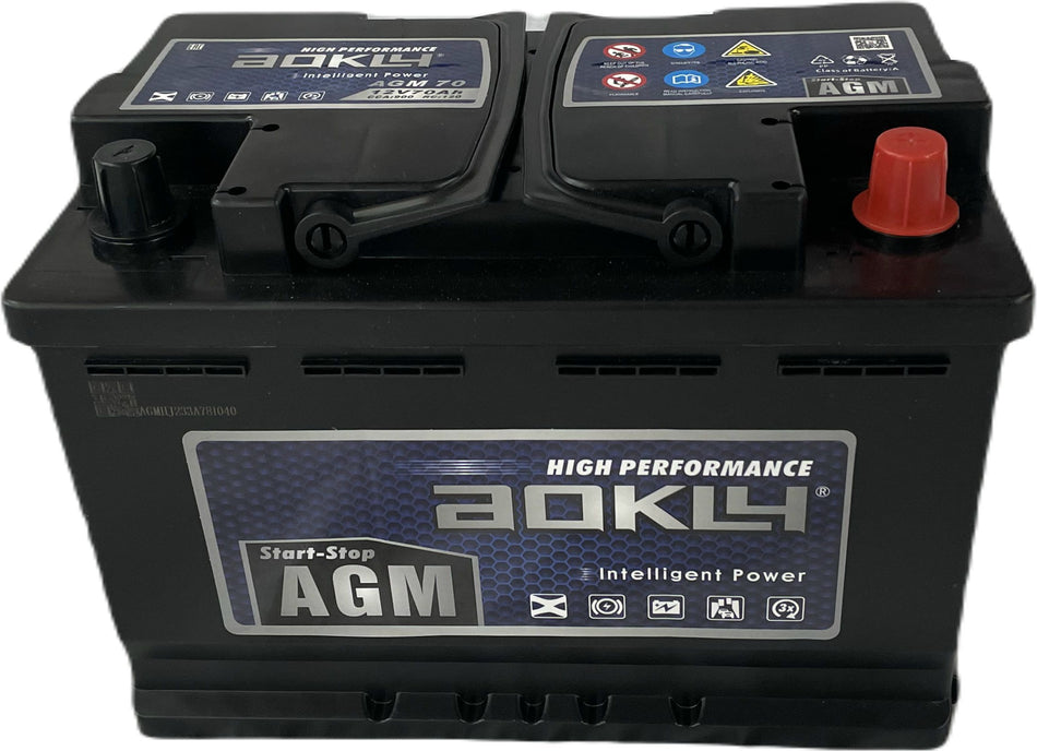 BATERIA AOKLY 70AMP. AGM L-3 (CCA760) START STOP