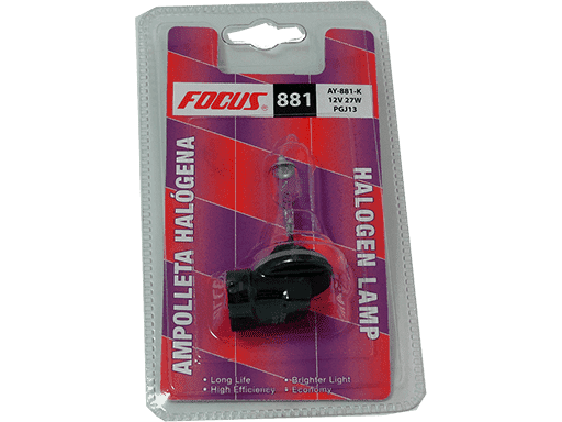 Ampolleta 881 (H-27) 12V 27W Curva