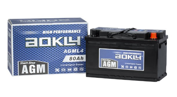 BATERIA AOKLY 80AMP. AGM L4 (CCA800) - + START STOP AUDI,BMW,MERCEDES,PORSCHE,VOLVO