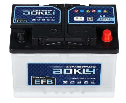 BATERIA AOKLY 70AMP. EFB L-3 (CCA760) START STOP - +