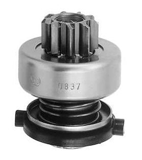 ZEN-0837 BENDIX ENC BOSCH 9 DIENTES 10 ESTRIAS CHEVROLET CORSA 58.5 LARGO 25.8 DIAMETRO PIÑON