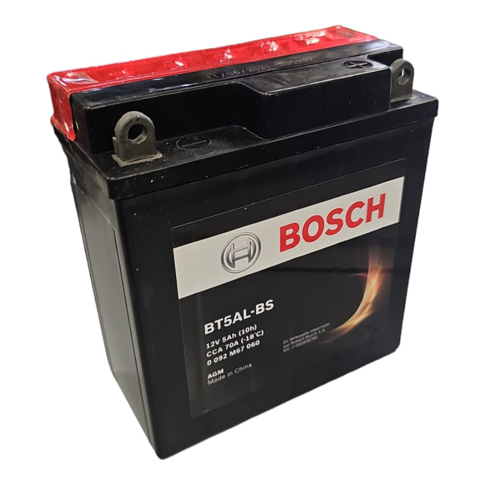 BATERIA BOSCH 5AMP. BT5AL-BS - +