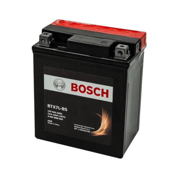 Bateria Bosch 6Amp. Btx7L-Bs (-+) Moto