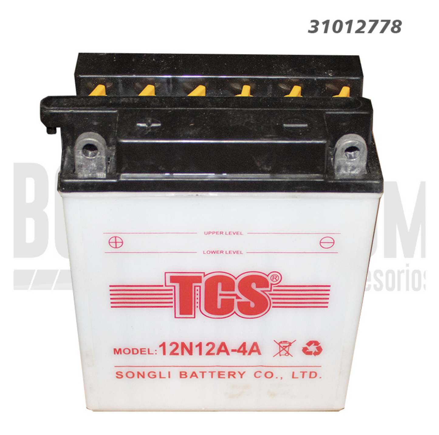 Bateria Tcs 12Amp. 12N12A-4A Moto +-