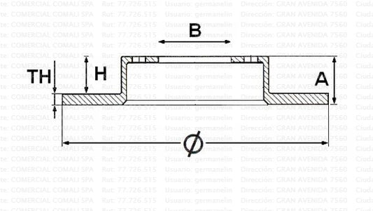 D-086 DISCO DE FRENO DELANTERO BESTE HONDA CITY/CIVIC (262X64X44.7) 4P