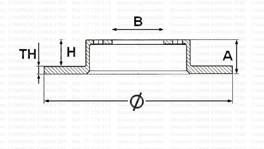 D-086 Disco De Freno Delantero Beste Honda City/Civic (262X64X44.7) 4P
