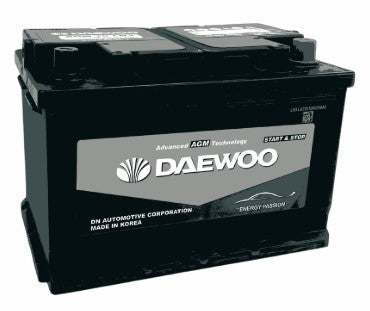 BATERIA DAEWOO 70AMP. AGM70 LN3 (CCA760) START STOP  - +