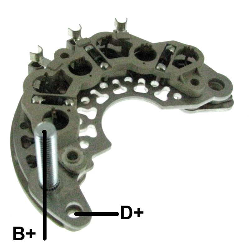 Dr-2911 Rectificador De Alternador Transpo Chevr Optra 2.0 Suzuki 130A Ga1796 Alternador Delco Placa De Diodo