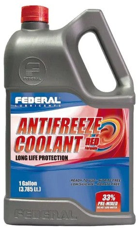 Coolant Federal 33 % Rojo 4L USA