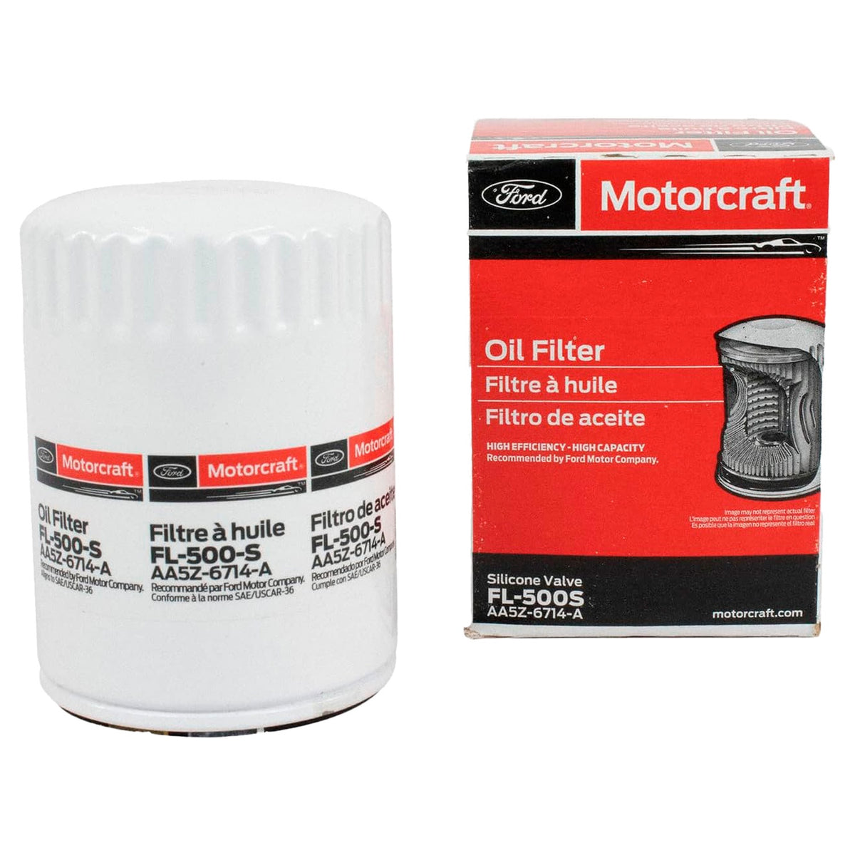 Fl-500 Filtro Aceite Motorcraft (W-712/81) Ford Chevrolet Dodge