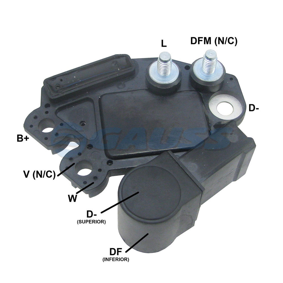 GA-930 REGULADOR GAUSS CITROEN, FIAT, PEUGEOT 12V TRANSPO M542 VALEO 535354, 593857, 2611164, 2542775