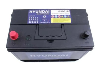 BATERIA HYUNDAI 90AMP. 105D31R NX120-7 (CCA750) HY PORTER C/PESTAÑA + -