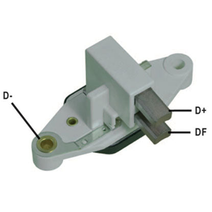 IB-354 REGULADOR TRANSPO 12V NISSAN V16/D21 VOLVO, OPEL, AUDI, MERCEDES BENZ VOLKSWAGEN, C/ALTERNADOR BOSCH C/RESISTENCIA