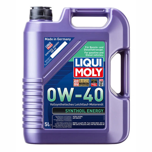 ACEITE LIQUI MOLY 0W/40 SYNTHOIL ENERGY 5L 9515
