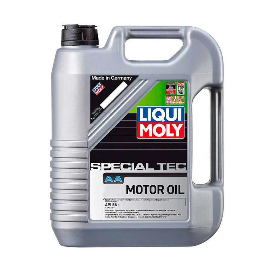 ACEITE LIQUI MOLY 5W/20 AA 4L SPECIAL TEC BENCINA SINTETICO