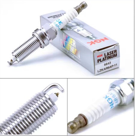 LZKAR6AP-11 Juego Bujia Encendido Ngk Laser Platinum Nissan Tiida Versa Qashqai (6643)