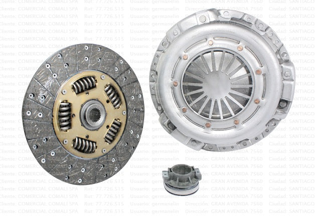 MBK-164 = MBK-153 KIT EMBRAGUE COMPLETO VALEO MITSUBISHI L-200 2.5 06/15 250MM 23 ESTRIAS