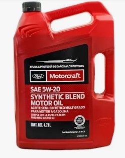 Aceite Motorcraft 5W/20 5L Synthetic Blend Usa