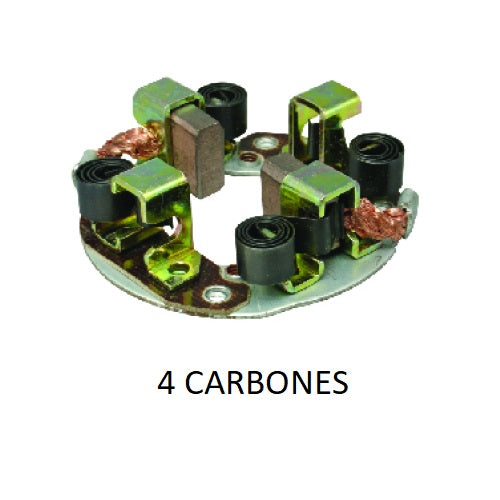 PE-133661D PORTA CARBON MOTOR DE PARTIDA DONON 7X16MM, CHEVROLET LUV 2.3, ISUZU TROOPER 2.3, TOYOTA HI-ACE 2.0 HI-ACE 2.4 1989-92, TOYOTA HILUX 2.4 1989-92, CON ARRANQUE NIPPONDENSO OSGR 12V. REDUCTOR, 133661, 028510-0460, 19965, 69-8206-1, 81042D