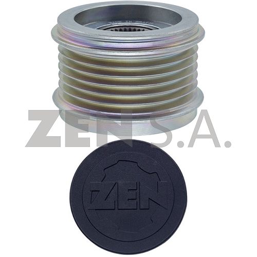 POL-5800 POLEA RUEDA LIBRE 6PK, DIAMETROS 54 59MM, 17MM EJE, M16, 14.5MM REBAJE, ALTO 42MM, CITROEN, PEUGEOT