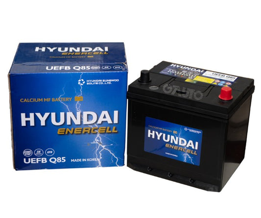 BATERIA HYUNDAI 60AMP. EFB Q85 (CCA560) START STOP - +