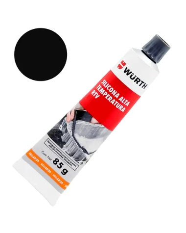 Silicona Negra Alta Temperatura Rtv Wurth