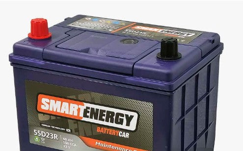 BATERIA SMART ENERGY 60AMP. 55D23R (CCA520) + - ALTA POSITIVO IZQUIERDA