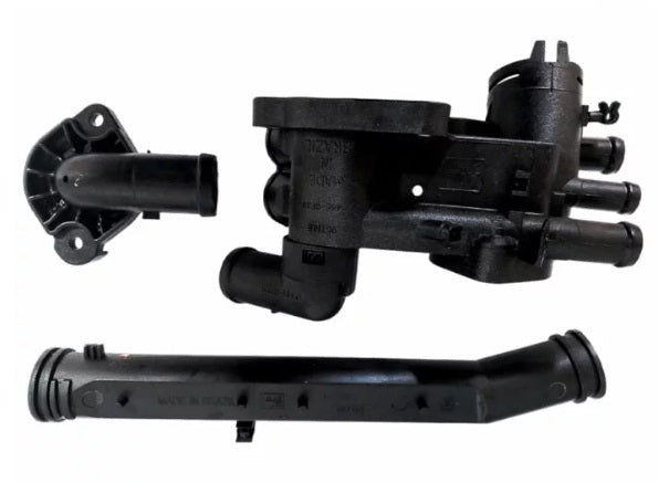 CAJA TERMOSTATO AJE VOLKSWAGEN GOL CROSS FOX POLO SAVEIRO VOYAGE 1.6 INCLUYE  BULBO Y GOMAS