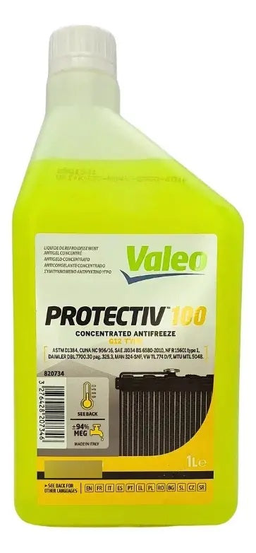 Coolant Valeo Protectiv 100 1L Amarillo (001491006-9)